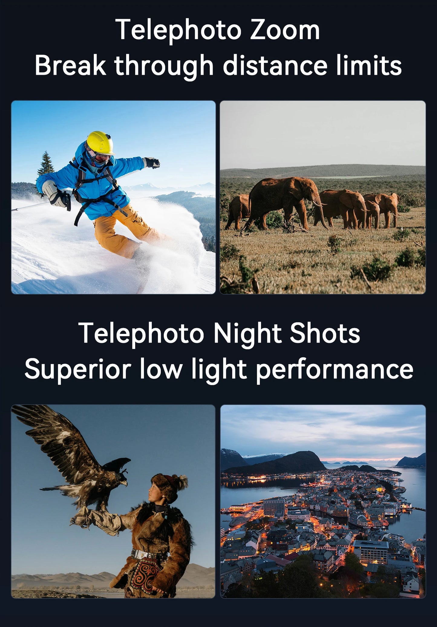 APEXEL Telephoto Macro lens 2-in-1 Observation and Shooting for Mobile Phone Lens Accessory, 6X Telescope Lens for Smartphones