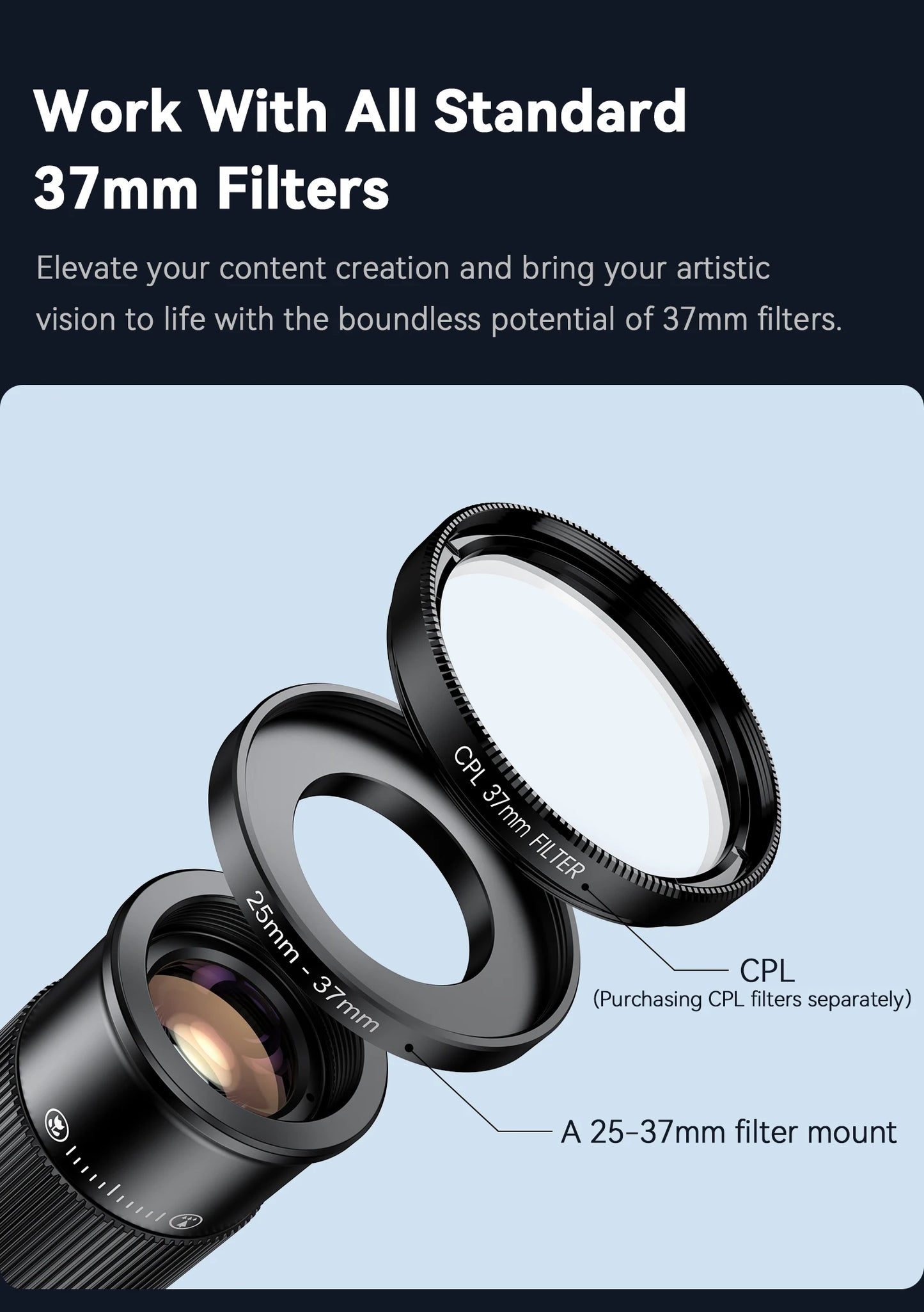 APEXEL Telephoto Macro lens 2-in-1 Observation and Shooting for Mobile Phone Lens Accessory, 6X Telescope Lens for Smartphones