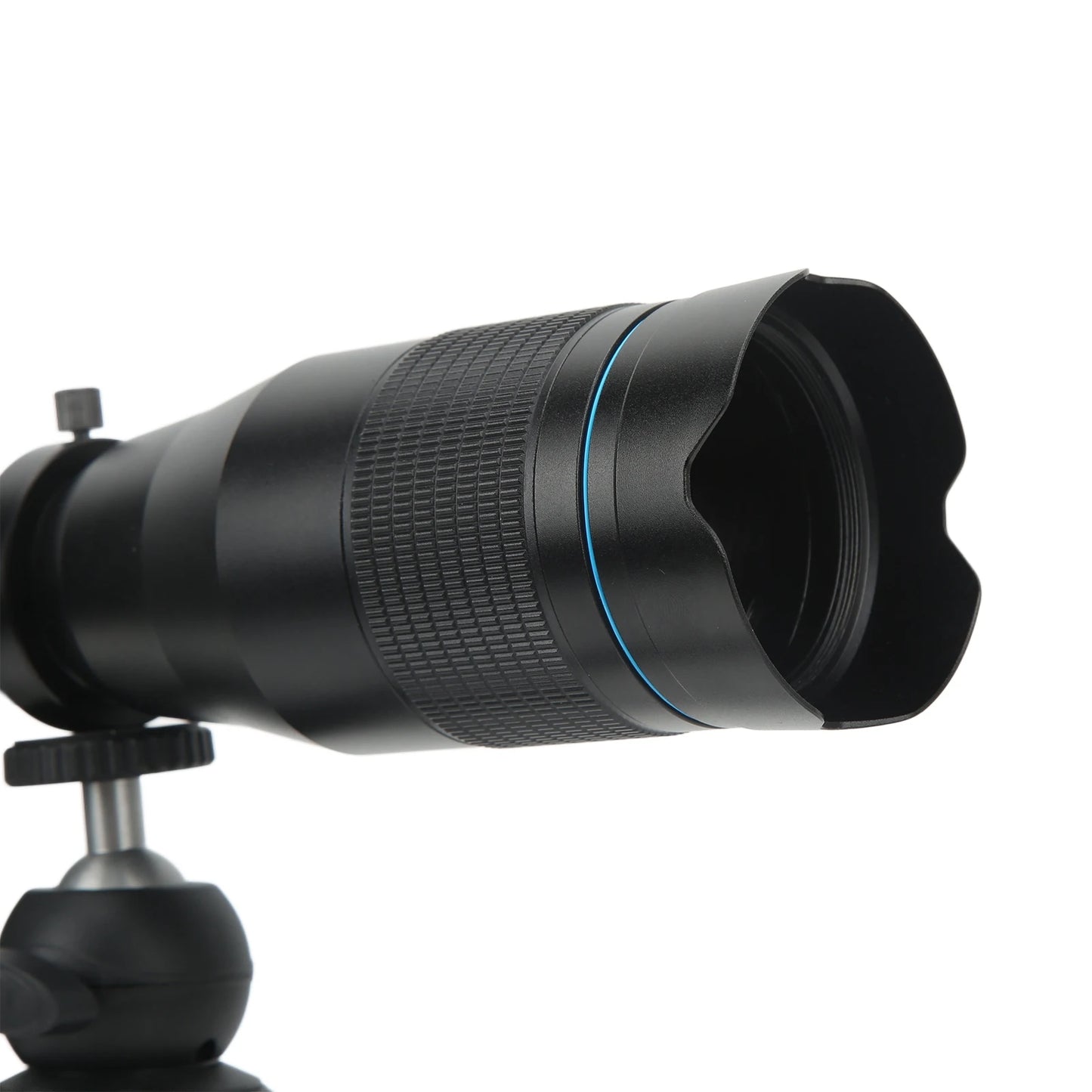 60x Telephoto Lens High Definition Large Aperture Objective Lens Mobile Phone Telephoto Lens with Tripod Phone Camera Lens