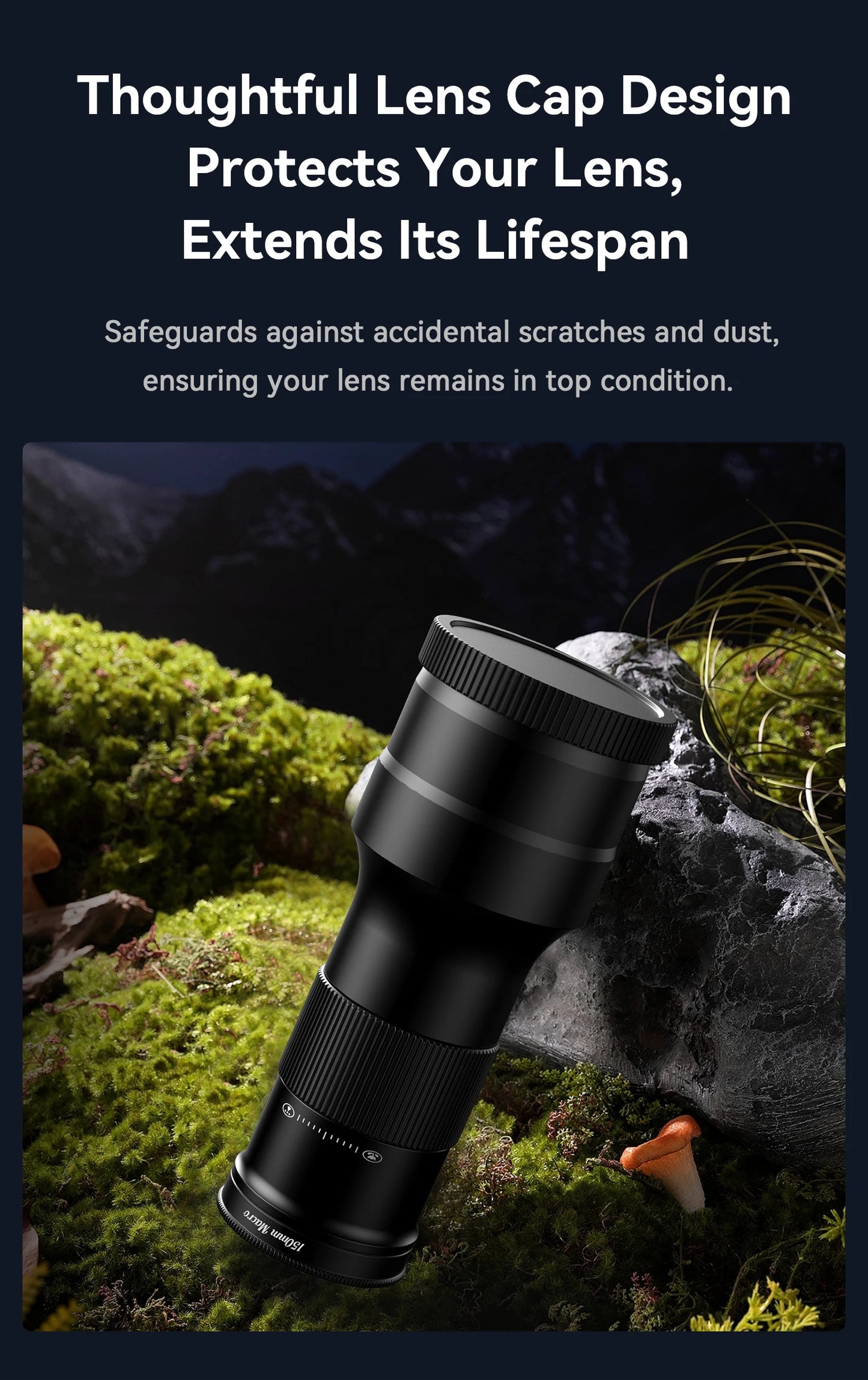 APEXEL Telephoto Macro lens 2-in-1 Observation and Shooting for Mobile Phone Lens Accessory, 6X Telescope Lens for Smartphones