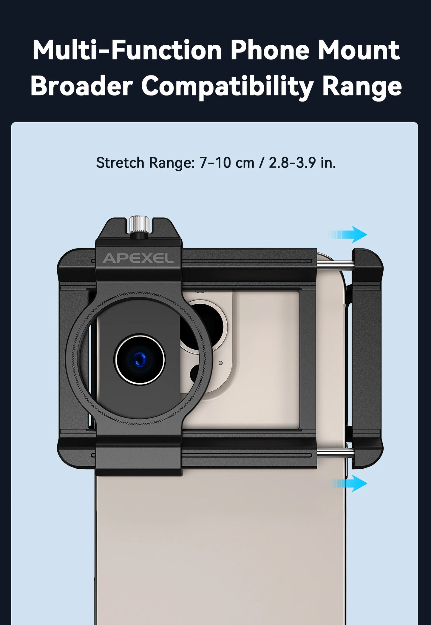 APEXEL Telephoto Macro lens 2-in-1 Observation and Shooting for Mobile Phone Lens Accessory, 6X Telescope Lens for Smartphones